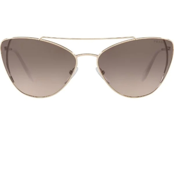 Prada Ultravox Sunglasses gold and ivory with case and cleaning cloth - Picture 3 of 10